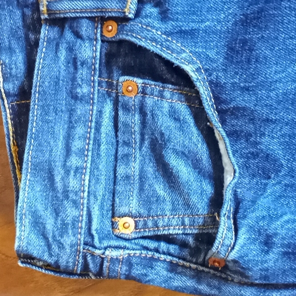 Classic Levi's 501 buttonfly blue jean denim size 40x34 - Picture 8 of 12
